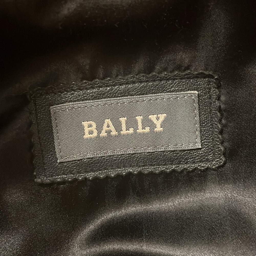 Men’s Bally Leather Bomber Jacket - Picture 11 of 12